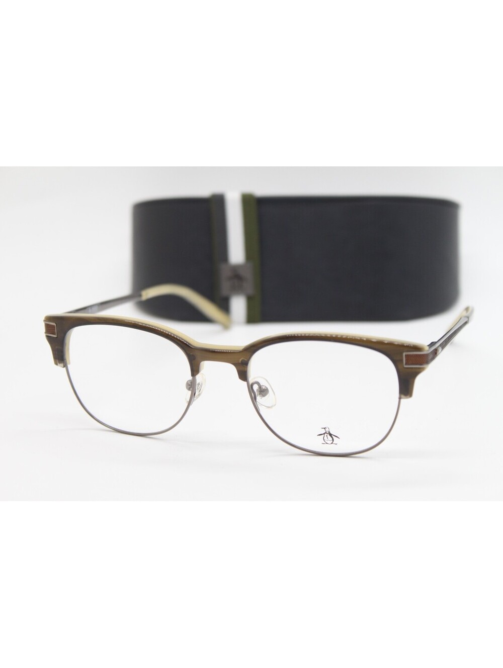 NEW PENGUIN THE PRINCETON CG CARGO AUTHENTIC EYEGLASSES W/CASE 50-19